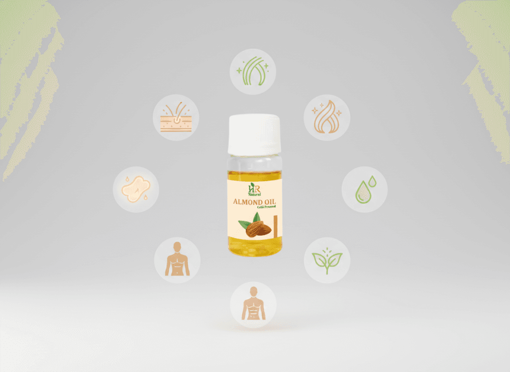 HR Natural cold pressed almond oil benefits