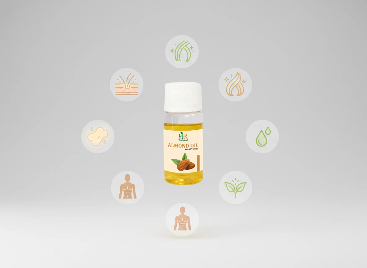 HR Natural cold pressed almond oil benefits