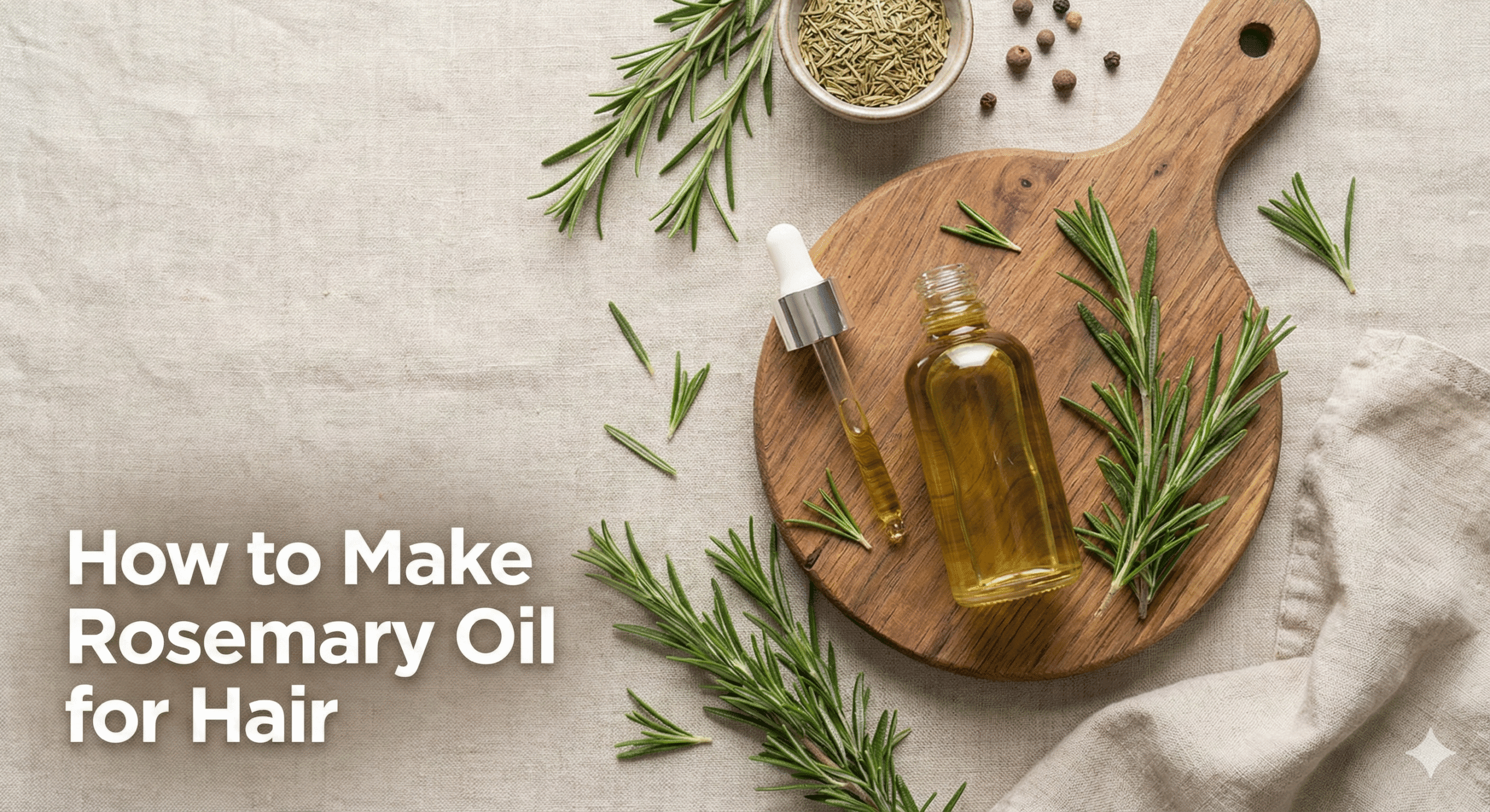 How to Make Rosemary Oil for Hair
